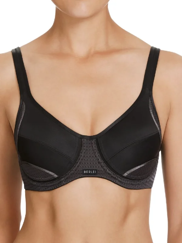 eco - friendly women sport bra made from recycled materialsElectrify Mesh Wired Bra - Black eco - friendly women sport bra made from recycled materialsElectrify Mesh Wired Bra - Black