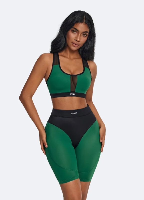 sequined women sport bra for a sparkly effectHigh Impact Sports Bra