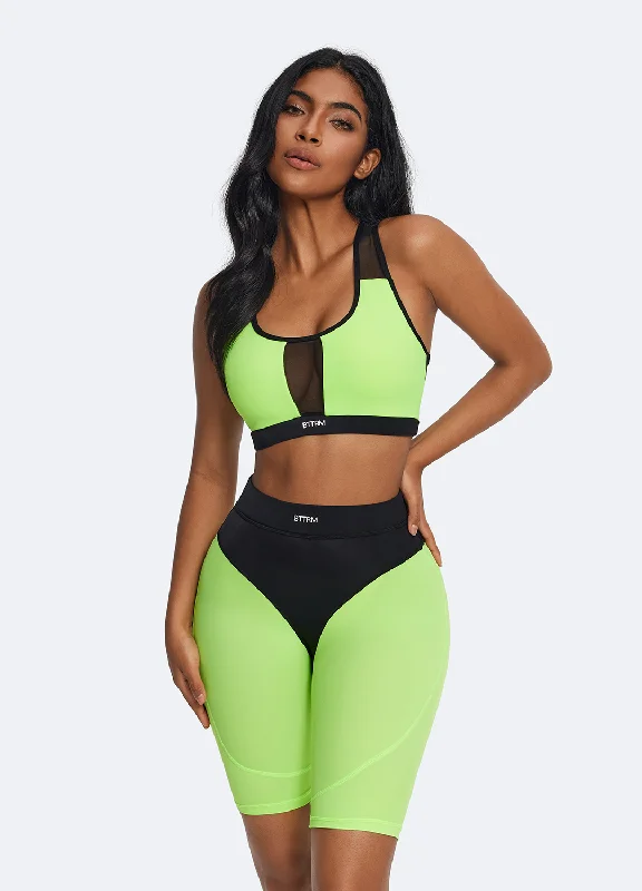 water - resistant women sport bra for water sportsHigh Impact Sports Bra