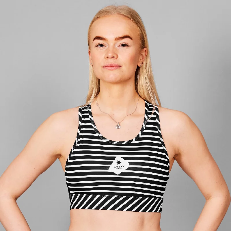 maternity women sport bra for expectant mothersStripe Combat Sports Bra