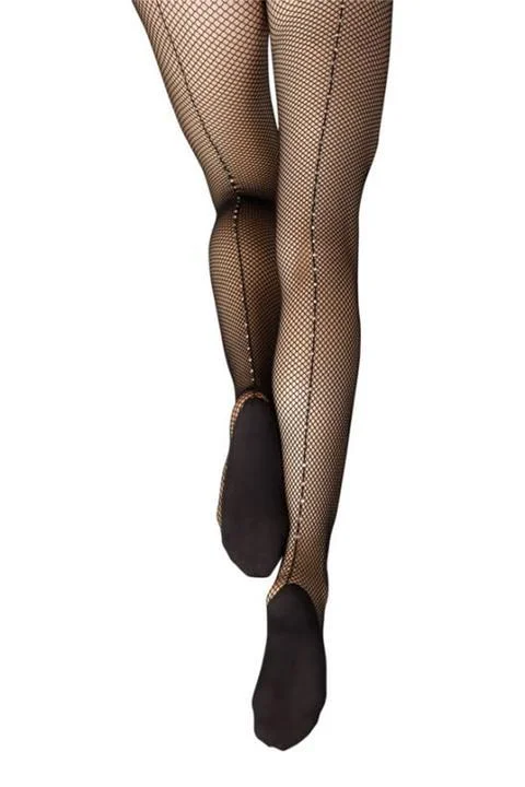 Capezio Professional Rhinestoned Fishnet Tights Adult 3002