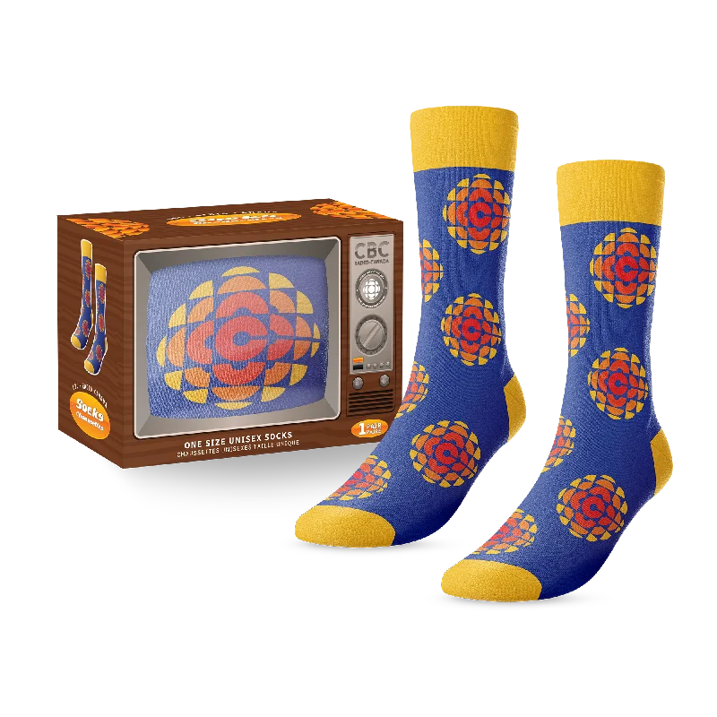 CBC Retro Logo "TV" Socks