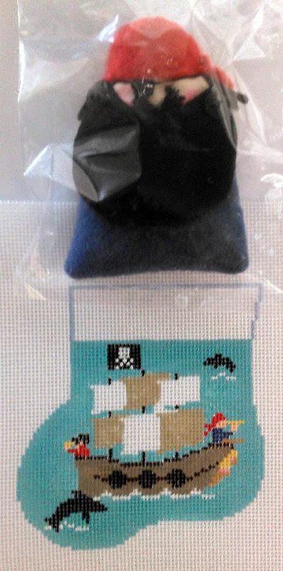 CM540 Pirate Ship Mini Sock with Pirate Insert