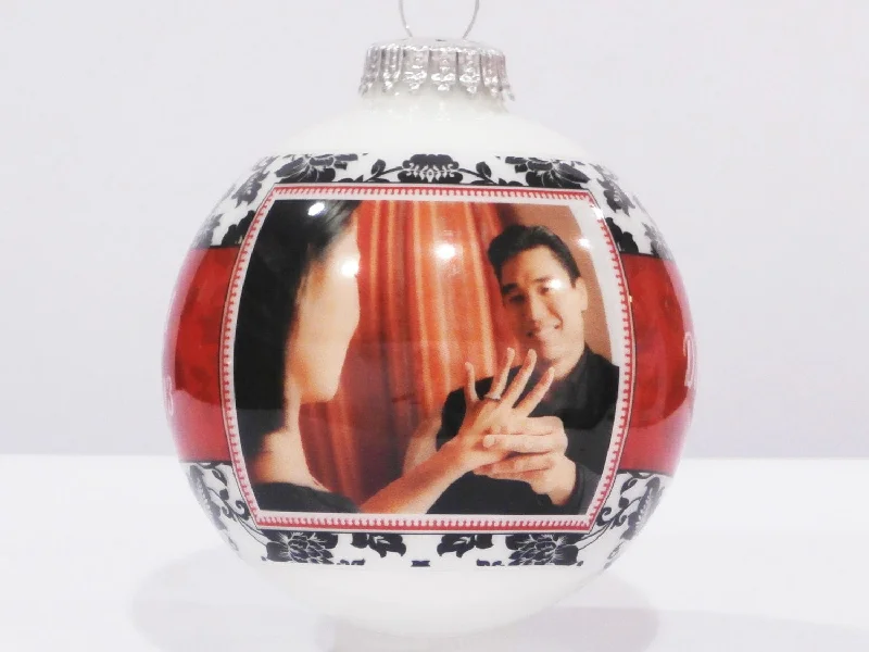 Couple Christmas Ornament -  Personalized Photo Ornament for Couples Soulmate