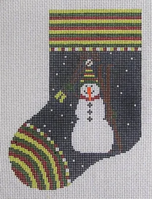 P-CH-SS-006 Chili Skiing Snowman Small Sock