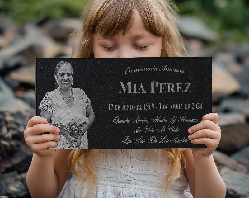 Spanish Sympathy Gift Memorial: Placa Conmemorativa, Personalized Remembrance, Regalo de Pérdida, Keepsakes, Placa de Recuerdo Para Difuntos