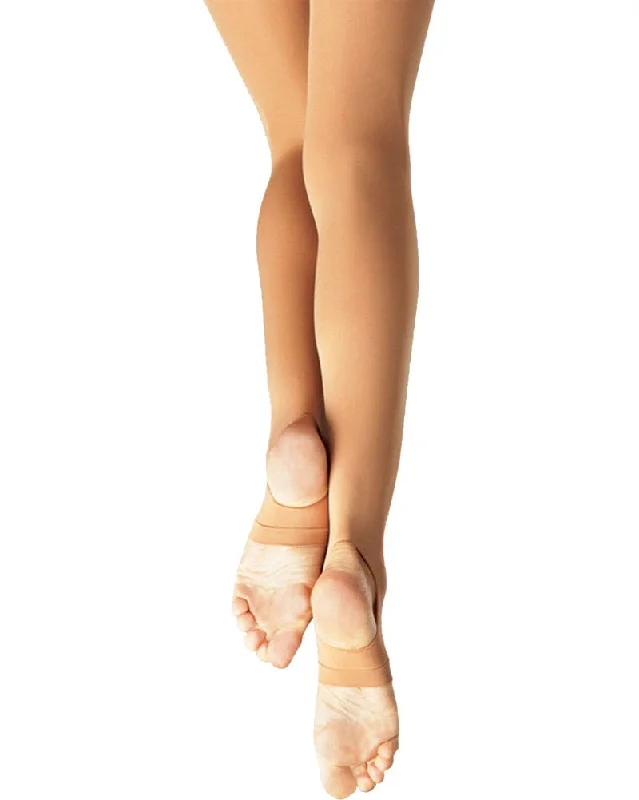 Capezio Ultra Soft Knit Waistband Stirrup Dance Tights - 1961XC Girls