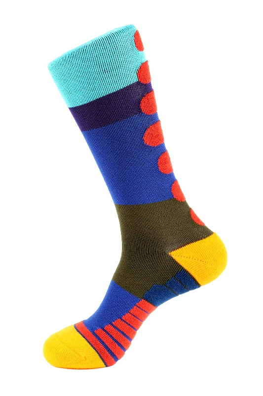 Mile Stripe Athletic Socks