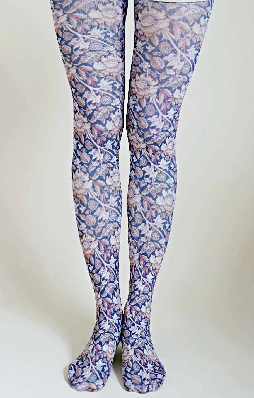 Way By William Morris Printed Art Tights