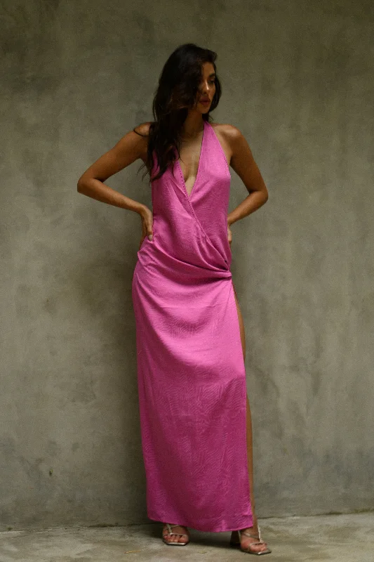 Plaid maxi dresses for fall fashion eventsAaliyah Plunge Neck Maxi Dress - Rose Pink Plaid maxi dresses for fall fashion eventsAaliyah Plunge Neck Maxi Dress - Rose Pink