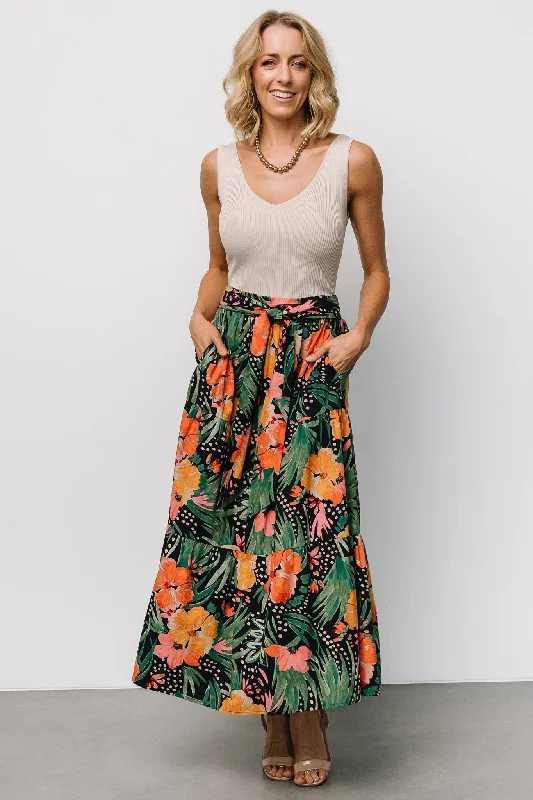 Animal print maxi dresses for a statement - making outfitMelea Skirt | Navy Multi Floral Animal print maxi dresses for a statement - making outfitMelea Skirt | Navy Multi Floral