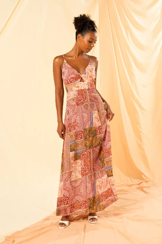 Sequined maxi dresses for formal evening galasFrancesca Cut Out Maxi Slip Dress