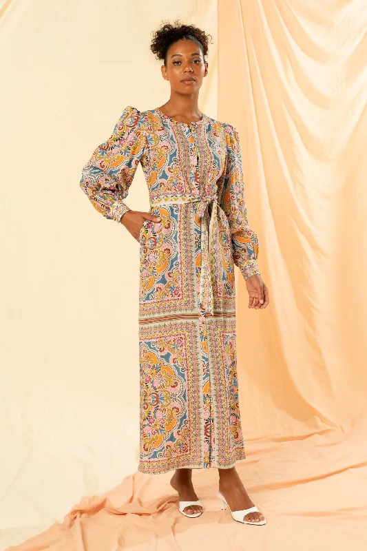 Leather maxi dresses for an edgy and bold appearanceBillie Maxi Shirt Dress