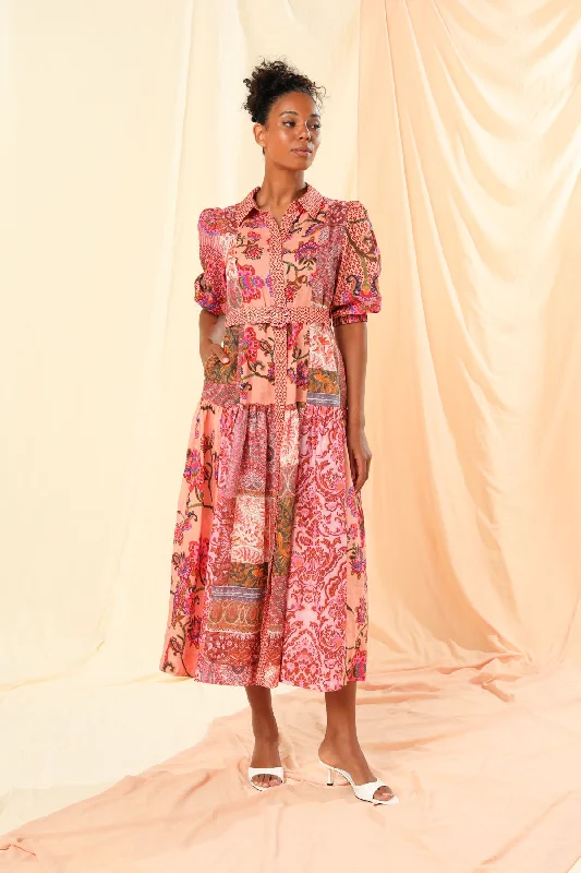Maxi dresses with geometric prints for a contemporary aestheticElanora Maxi Shirt Dress Maxi dresses with geometric prints for a contemporary aestheticElanora Maxi Shirt Dress