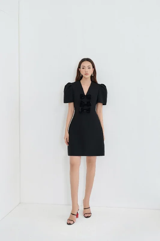 Sequined mini dresses for New Year's EveAlmira V-Neck Dress