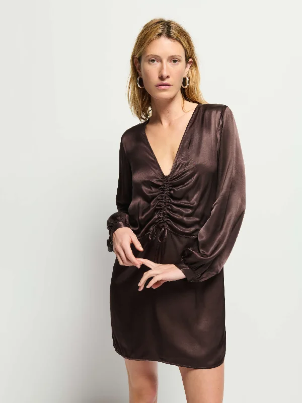 Velvet mini dresses for autumn weddingsCora Dress