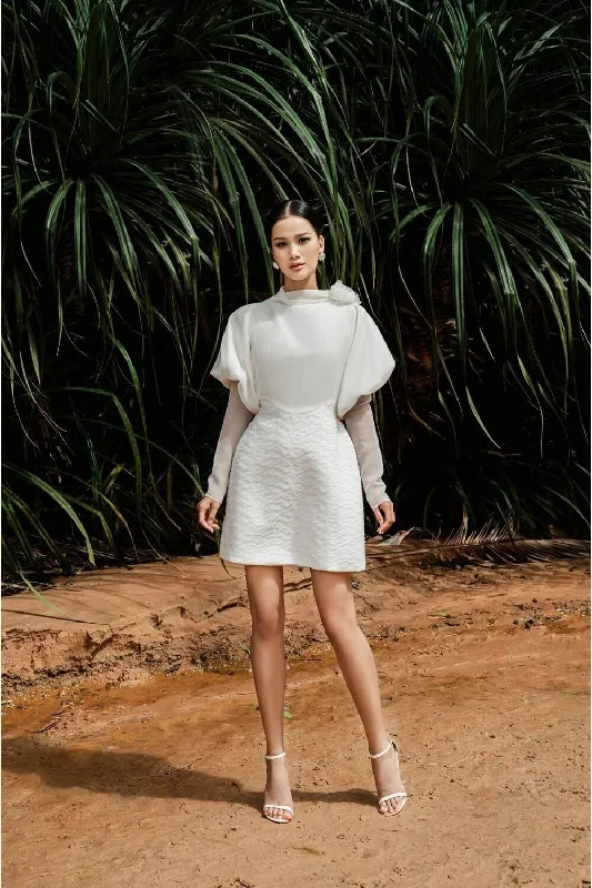Printed mini dresses for a casual day outEgan Long Sleeves Dress