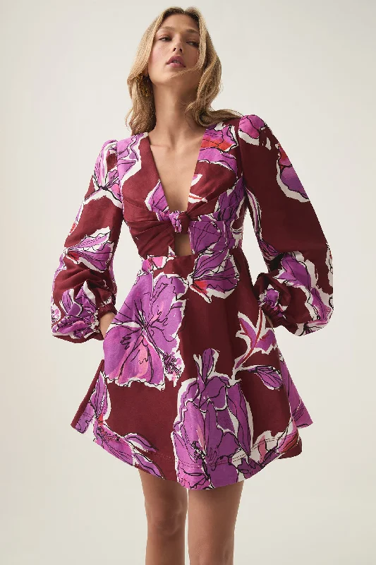 Satin mini dresses for a luxurious feelInflorescence Mini Dress