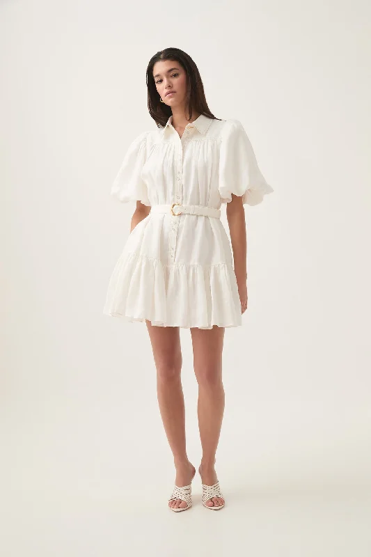 Mini dresses with side slits for a sexy appealJessamine Mini Dress