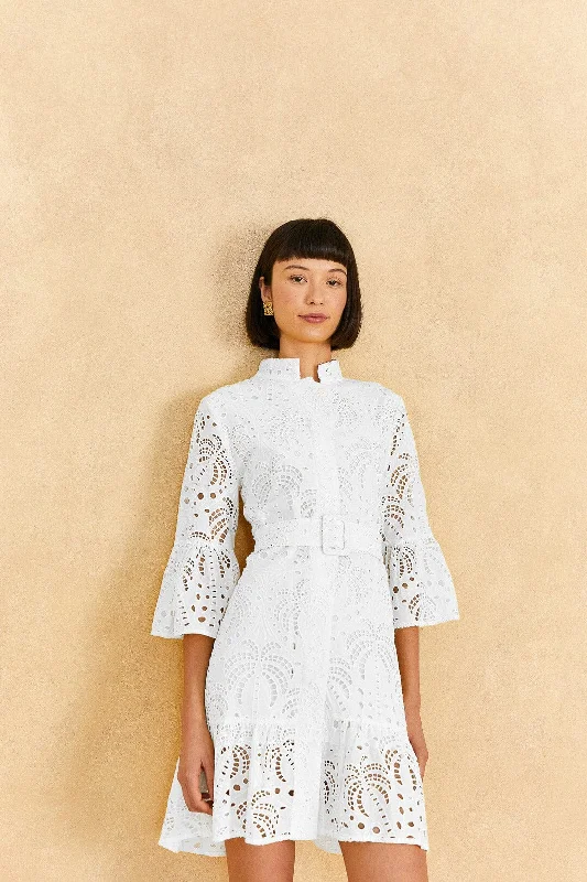 Mini dresses with embroidered details for a unique touchOff-White Palm Tree Mini Dress Mini dresses with embroidered details for a unique touchOff-White Palm Tree Mini Dress