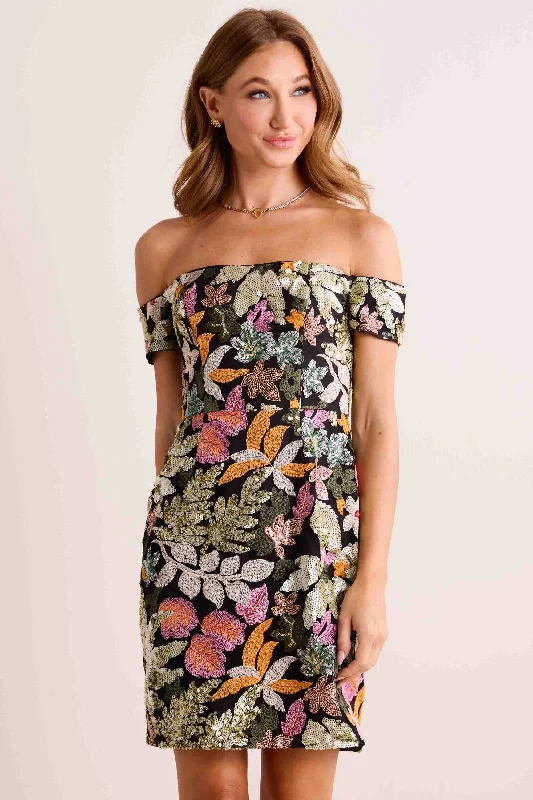 Mini dresses with geometric prints for a modern aestheticArianna Dress