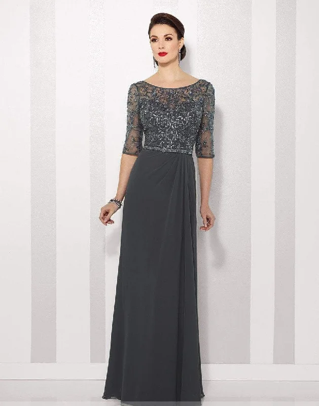 A - line cocktail wedding guest dresses in pastel colorsCameron Blake - 216684 Dress
