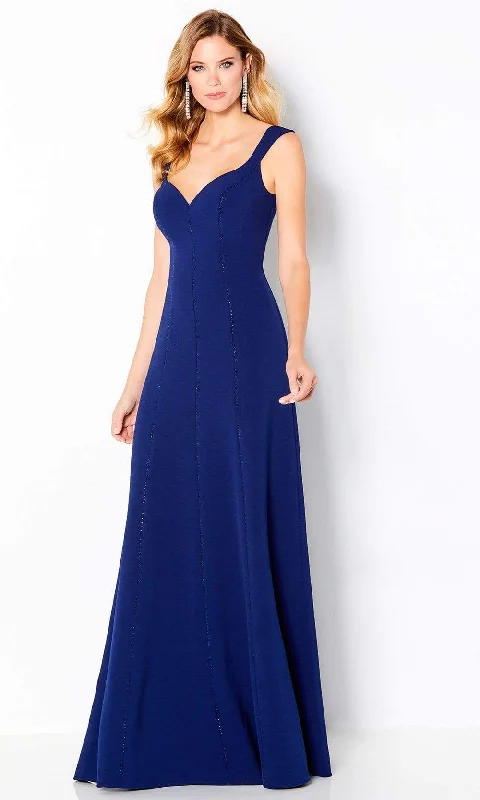 Velvet - trimmed wedding guest dresses in burgundy for a formal eventCameron Blake - 220642 Sleeveless Beaded Seam A-Line Gown Velvet - trimmed wedding guest dresses in burgundy for a formal eventCameron Blake - 220642 Sleeveless Beaded Seam A-Line Gown