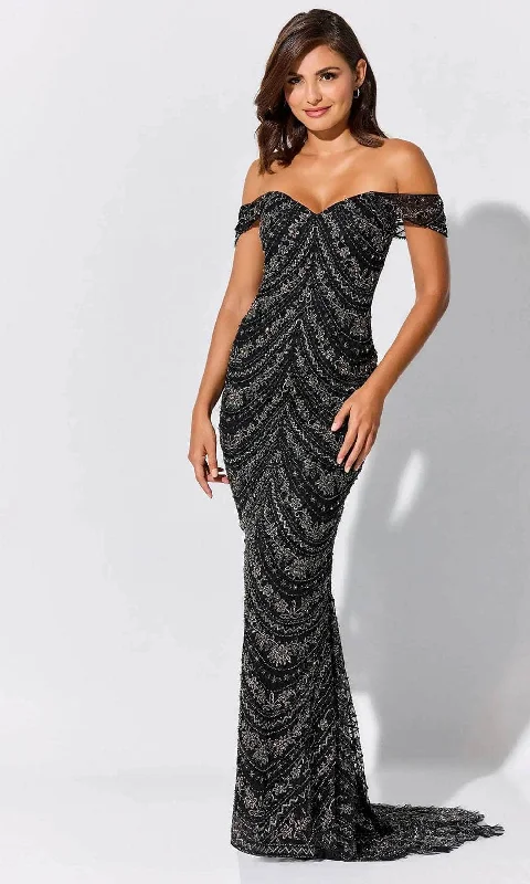 Ivonne D ID319 - Stone Accent Strapless Prom Gown