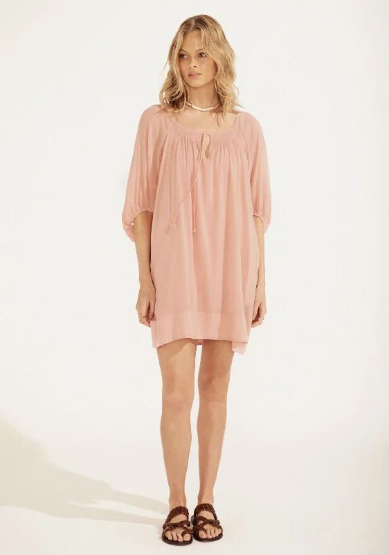 Mini dresses with criss - cross backs for a flirty lookJonah Mini Dress Pale Mauve