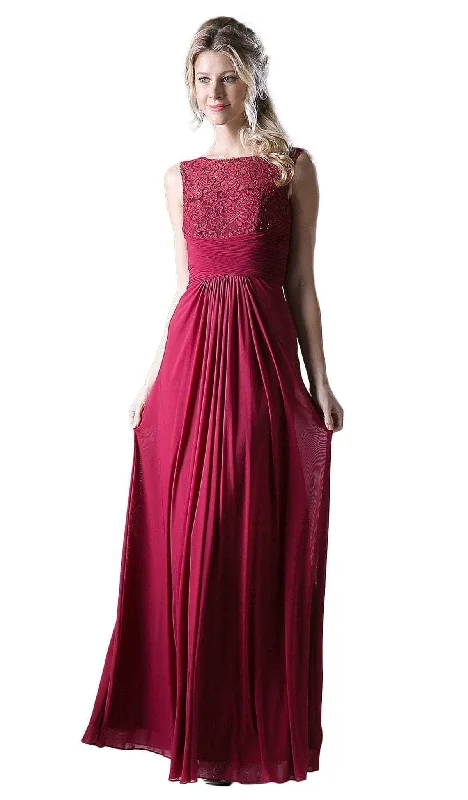 Ribbed - texture wedding guest dresses in neutral colorsLadivine CD925 - Embellished Lace Bateau Sheath Dress Ribbed - texture wedding guest dresses in neutral colorsLadivine CD925 - Embellished Lace Bateau Sheath Dress