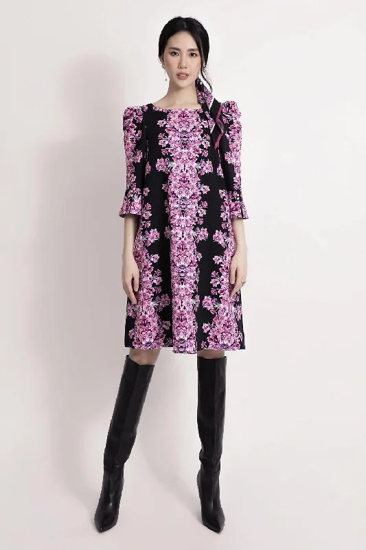 Ruffled mini dresses for a romantic touchLouis Puffy Shoulder Dress