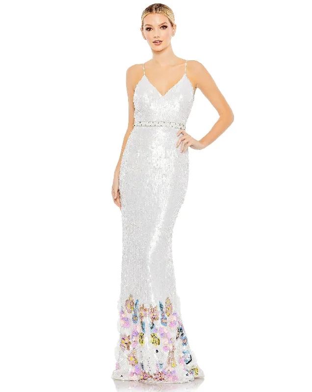 One - shoulder wedding guest dresses with beaded detailsMac Duggal 93617 Prom Long Formal Evening Gown One - shoulder wedding guest dresses with beaded detailsMac Duggal 93617 Prom Long Formal Evening Gown
