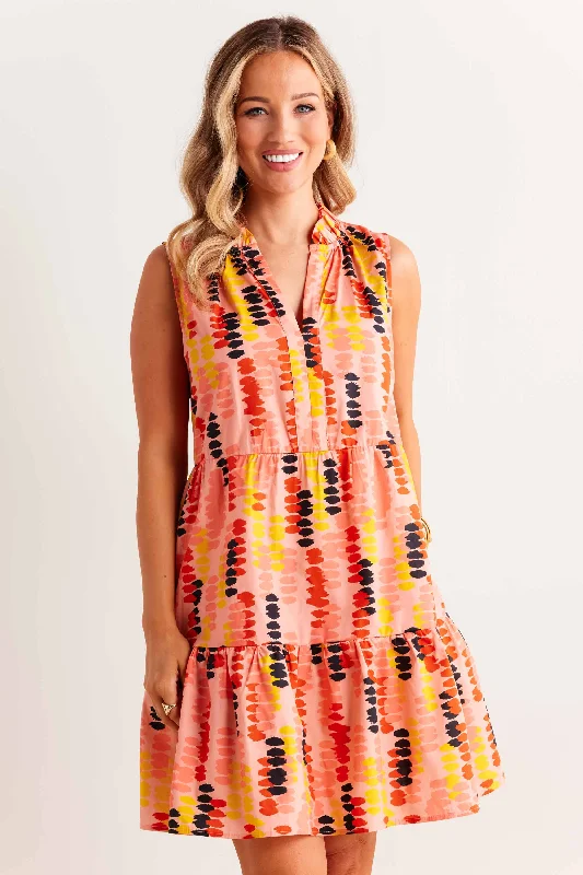Mini dresses with V - necklines for a flattering shapeMarla Dress