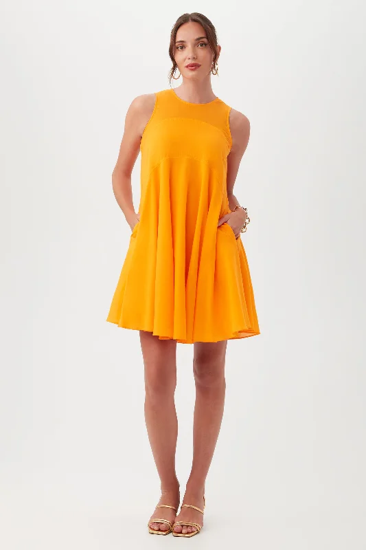 Mini dresses with criss - cross backs for a flirty lookMauvie Dress