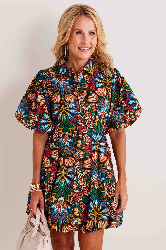 Mini dresses with button - down frontsMiller Dress
