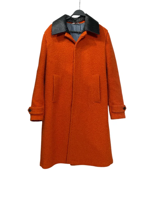 Women's faux fur coats in bright colors for a bold fashion statementVALENTINO/Jacket/30/Wool/ORN/WOOL PEACOAT Women's faux fur coats in bright colors for a bold fashion statementVALENTINO/Jacket/30/Wool/ORN/WOOL PEACOAT