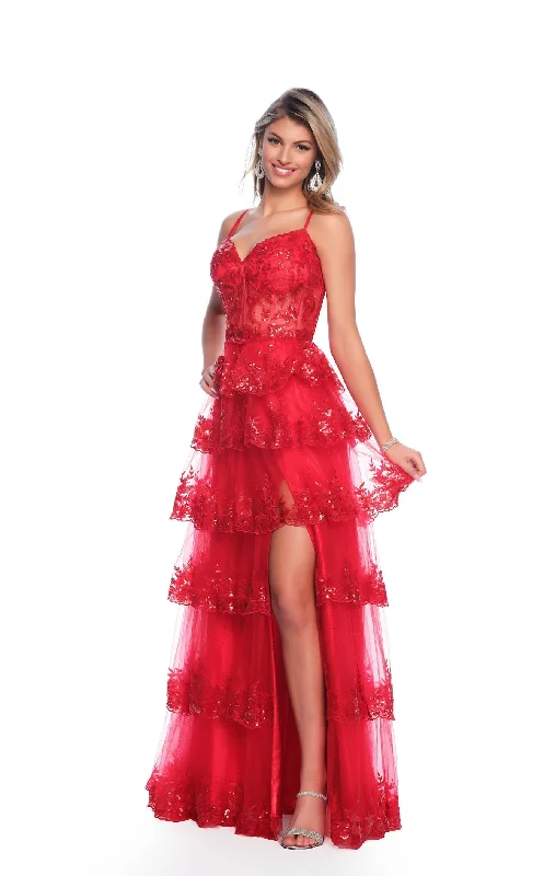Formal dresses with ruffled skirts and bow accents for a charming prom appearanceDave and Johnny 12051 Dress Formal dresses with ruffled skirts and bow accents for a charming prom appearanceDave and Johnny 12051 Dress