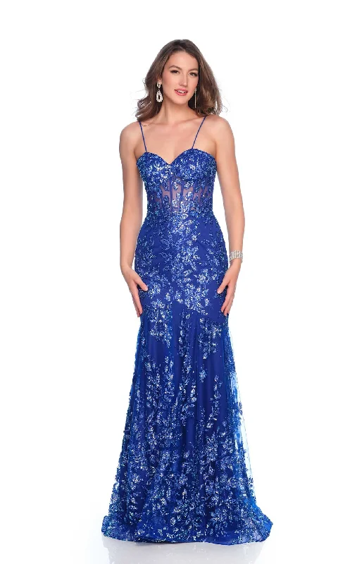 Prom dresses with pom - pom - decorated hems and cotton - blend fabrics for a playful and comfortable formal styleDave and Johnny 12144 Dress Prom dresses with pom - pom - decorated hems and cotton - blend fabrics for a playful and comfortable formal styleDave and Johnny 12144 Dress