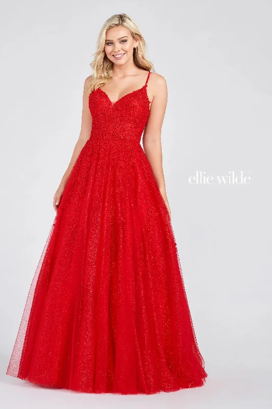Mermaid - Style Women Dress with a Fitted Silhouette for Special OccasionsEllie Wilde EW122076 Long Ball Gown Prom Dress Mermaid - Style Women Dress with a Fitted Silhouette for Special OccasionsEllie Wilde EW122076 Long Ball Gown Prom Dress