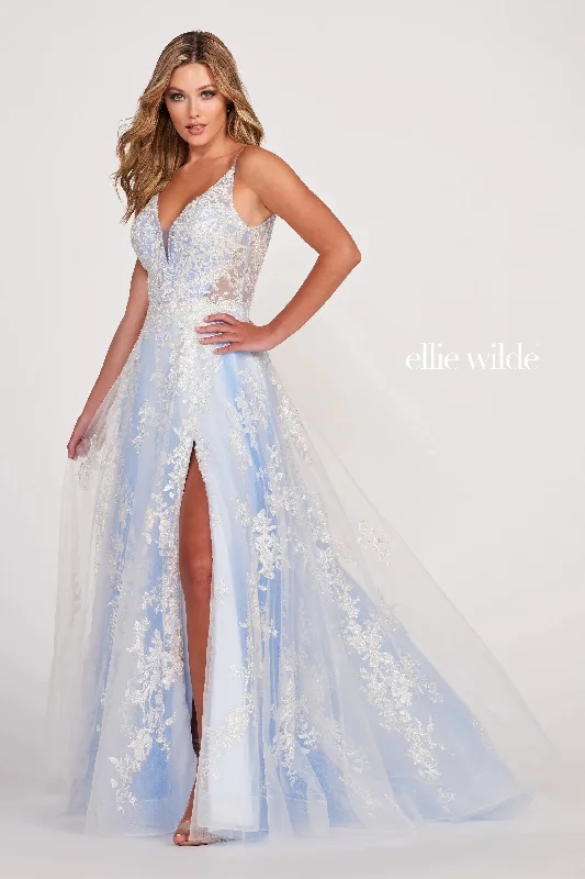 Maxi Women Dress with Floral Print for a Bohemian VibeEllie Wilde EW34107 Ballgown Long Prom Dress Maxi Women Dress with Floral Print for a Bohemian VibeEllie Wilde EW34107 Ballgown Long Prom Dress