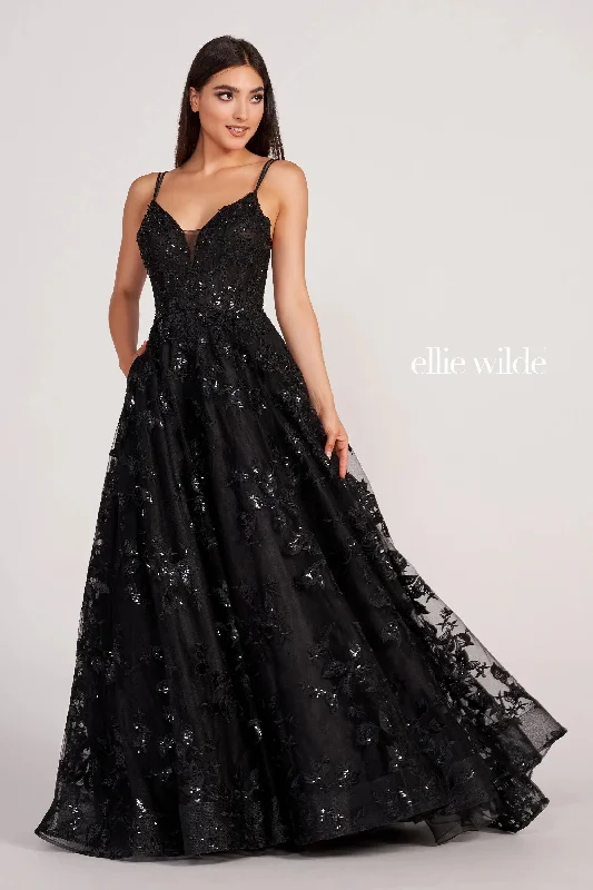 Empire Waist Women Dress to Accentuate the Bust and Conceal the WaistEllie Wilde EW34119 A Line Long Prom Dress Empire Waist Women Dress to Accentuate the Bust and Conceal the WaistEllie Wilde EW34119 A Line Long Prom Dress