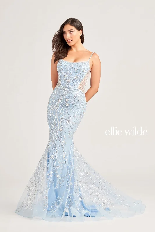 Mini Women Dress with a Short Hem for a Young and Trendy StyleEllie Wilde EW35204 Long Fitted Formal Sequin Prom Dress Mini Women Dress with a Short Hem for a Young and Trendy StyleEllie Wilde EW35204 Long Fitted Formal Sequin Prom Dress