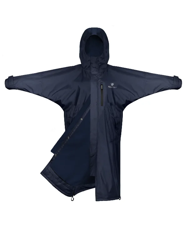 Women's waterproof parka coats with multiple pockets for practicalityEvolution Women's | Thin Fleece | Fixed Hood | Navy/Navy Women's waterproof parka coats with multiple pockets for practicalityEvolution Women's | Thin Fleece | Fixed Hood | Navy/Navy