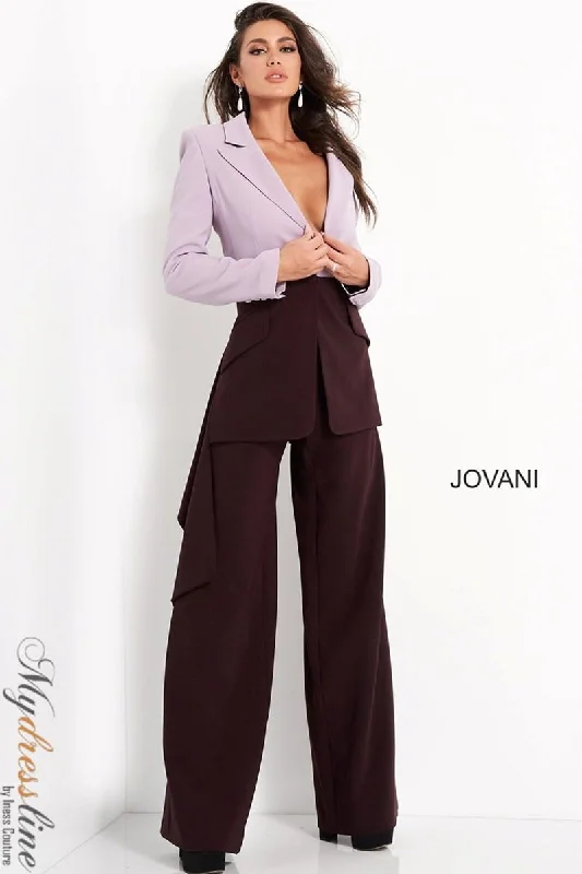 Formal dresses with cold - shoulder ruffled sleeves and floral prints for a romantic and trendy formal styleJovani M04268 Formal dresses with cold - shoulder ruffled sleeves and floral prints for a romantic and trendy formal styleJovani M04268