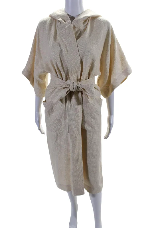 Petite women's wool blend coats with a tailored fit for a flattering silhouetteLisa Marie Fernandez Womens Linen Belted Wrap Light Coat White Beige Petite women's wool blend coats with a tailored fit for a flattering silhouetteLisa Marie Fernandez Womens Linen Belted Wrap Light Coat White Beige