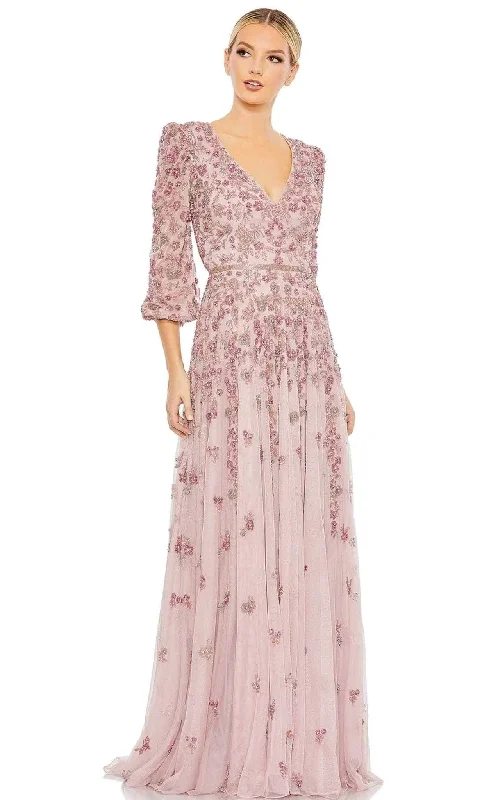 Formal dresses with fringe - trimmed sleeves and wrap - around styles for a bohemian - inspired formal eventMac Duggal 5497 - Floral Appliqued Formal Dress Formal dresses with fringe - trimmed sleeves and wrap - around styles for a bohemian - inspired formal eventMac Duggal 5497 - Floral Appliqued Formal Dress