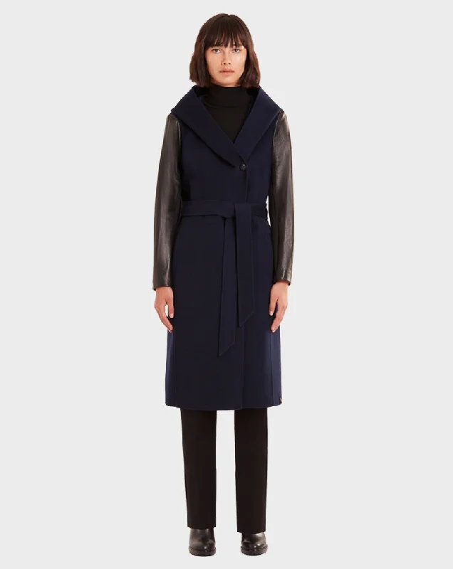 Water - resistant women's trench coats with adjustable cuffs for rainy daysModina