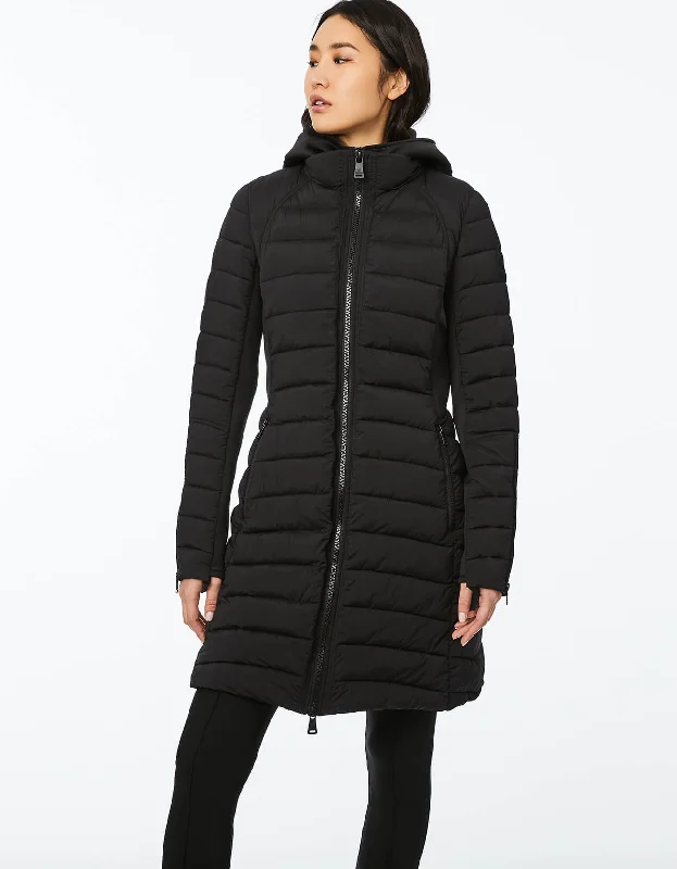 Women's knee - length wool blend coats with a fur collar for added warmthNEO ACTIVE DOUBLE UP PUFFER COAT Women's knee - length wool blend coats with a fur collar for added warmthNEO ACTIVE DOUBLE UP PUFFER COAT