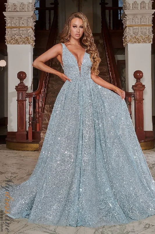 Formal dresses with fringe - trimmed sleeves and wrap - around styles for a bohemian - inspired formal eventPortia & Scarlett PS22037 Formal dresses with fringe - trimmed sleeves and wrap - around styles for a bohemian - inspired formal eventPortia & Scarlett PS22037