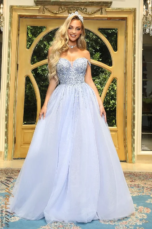 Formal dresses with ruffled skirts and bow accents for a charming prom appearancePortia & Scarlett PS22917 Formal dresses with ruffled skirts and bow accents for a charming prom appearancePortia & Scarlett PS22917